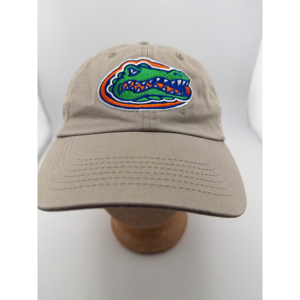 Florida Gators Khaki Tan Embroidered Adjustable Dad Hat - Picture 3 of 5
